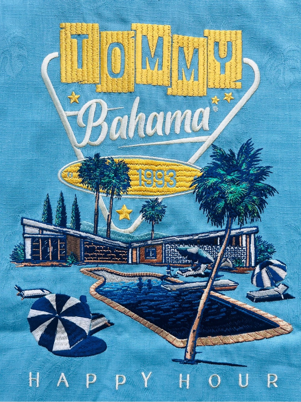 Tommy Bahama Men’s Embroidered Silk Camp Shirt SZ 3XL Retro NWT $168